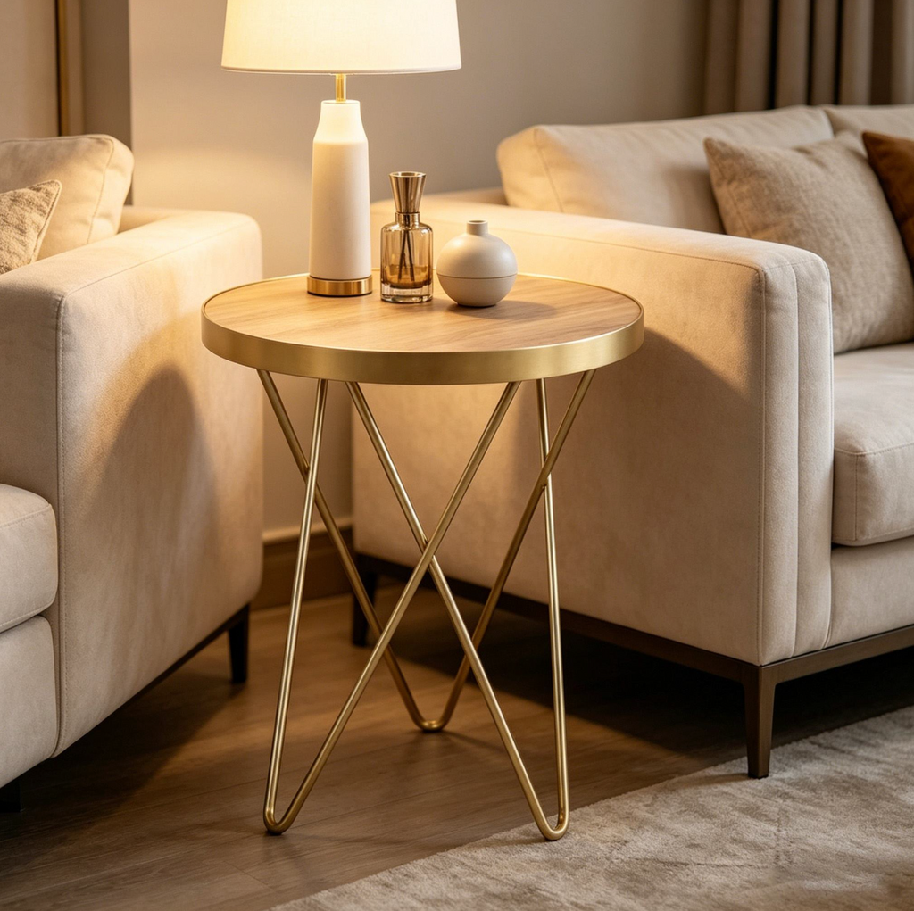 Modern Minimalist Metal Coffee Table