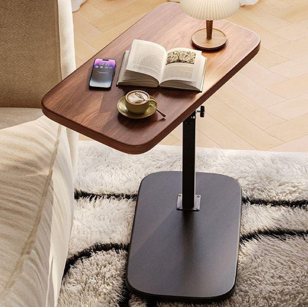 Modern Arc-Shaped End Table