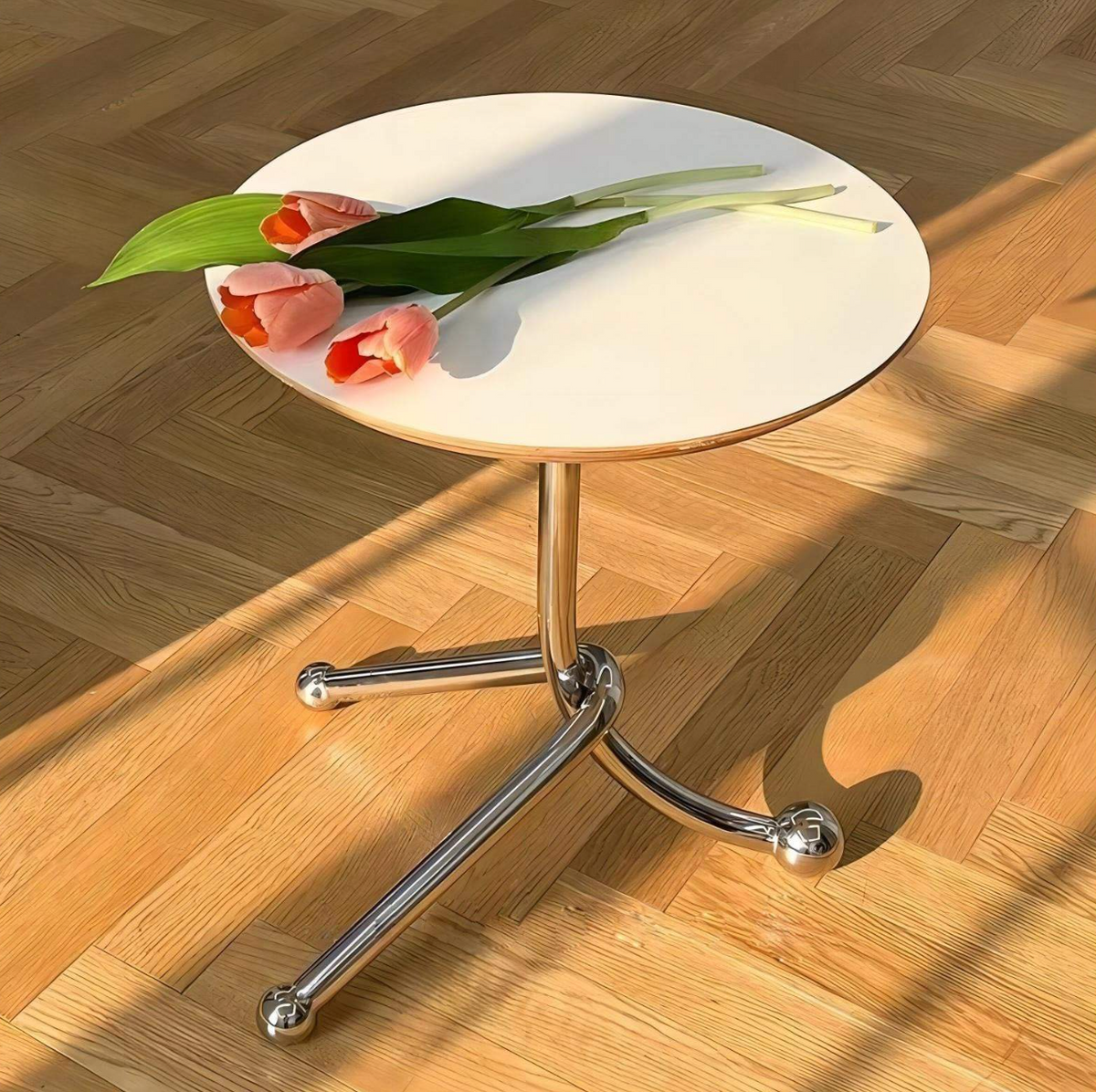 Modern Small Round Side Table